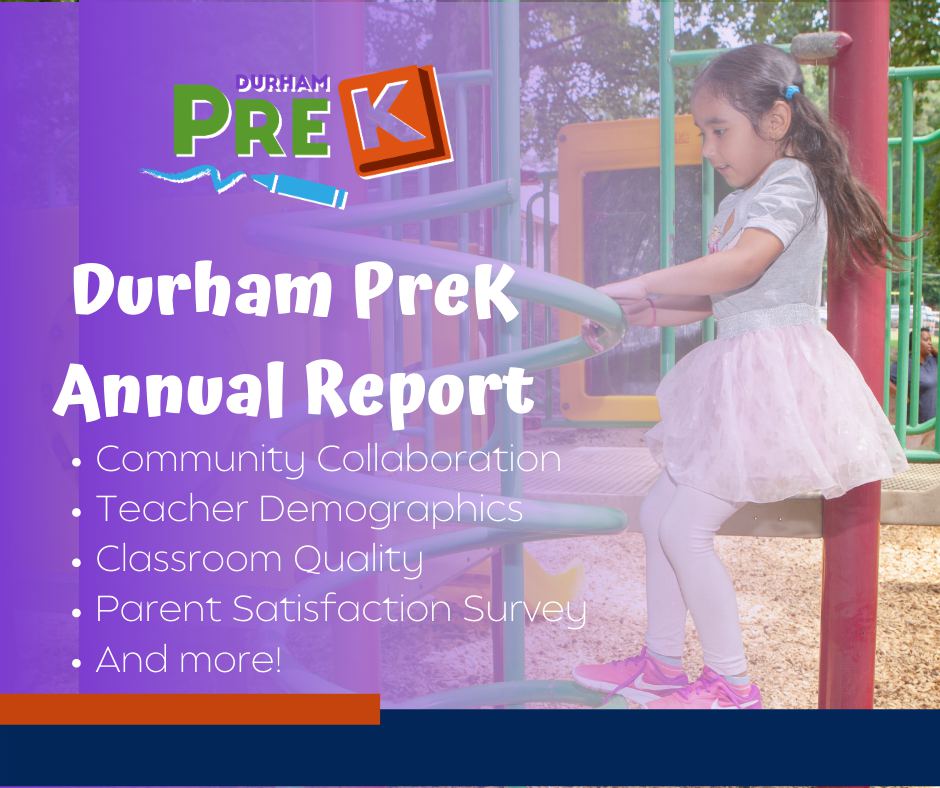 2019-2020 Durham PreK Annual Report cover